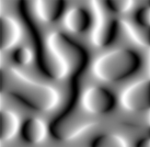 Bubble domains in iron palladium with strong out of plane anisotropy